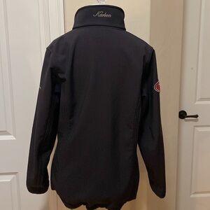 Karbon Jacket Womens 8 black Grey fleece lined waterproof activewear Warm cozy